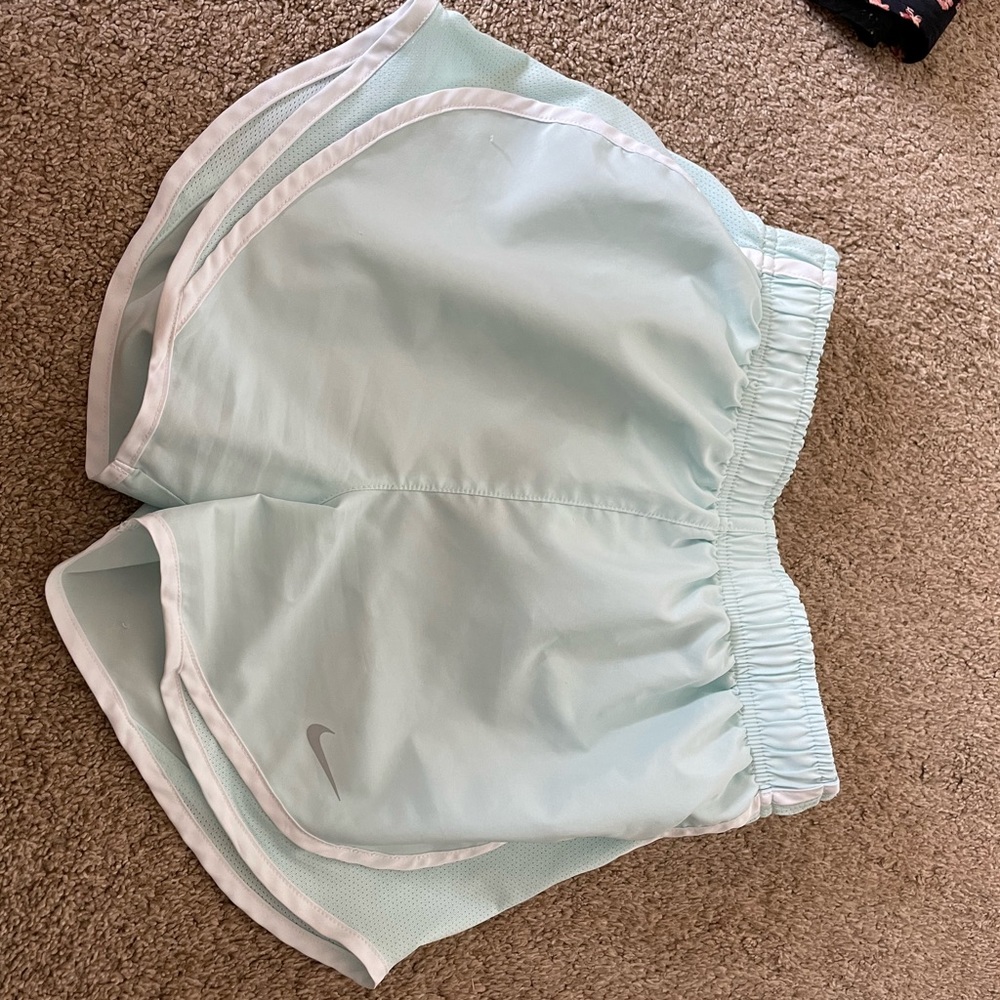 light blue nike shorts